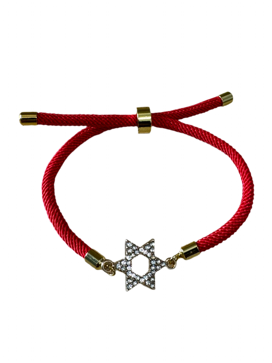 Red String Magen David Bracelet